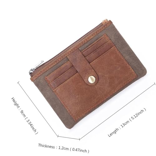Men's Mini Cute Small Wallet Women's Short Top Layer Cow Pickup Bag -thin Key Bag Coin Wallet(E)2