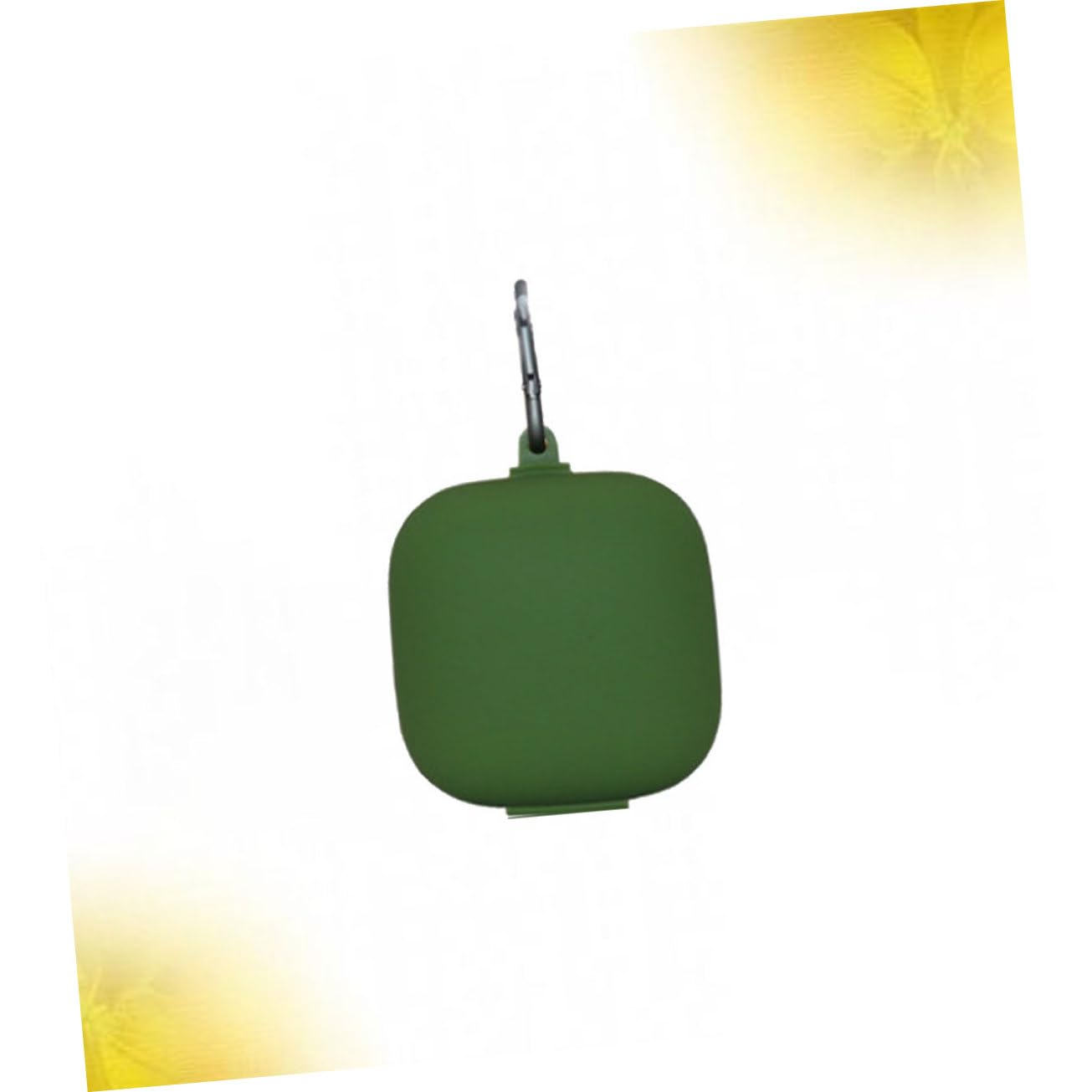 DOITOOL Estuche De Silicona para Auriculares (3 Unidades) Diseño De Hebilla Metálica Color Verde