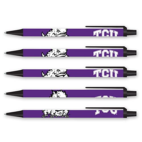 Tcu Horned Frogs Pen 5pk Stacked
