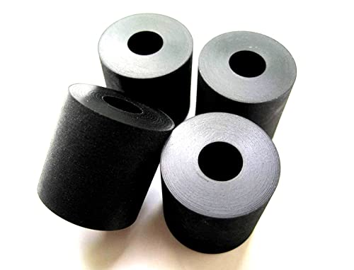 4-Pack - Made in USA #1 Premium Quality Multi-Purpose Black Neoprene Rubber Spacers 1