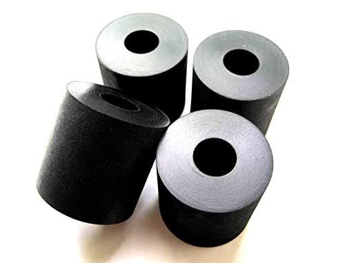 rubber bushing 1 8 - 4-Pack - Made in USA - Premium Quality Multi-Purpose Black Neoprene Spacer 1