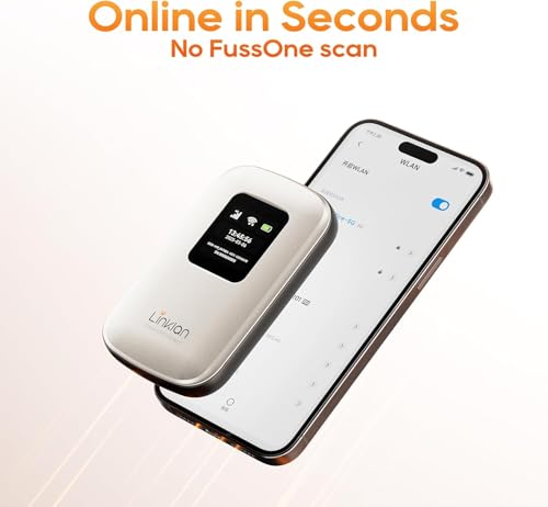 Image of Portable Mobile Hotspot-eSIM Global WiFi Hotspot,No SIM Card /Contract Needed, 16Devices,180+ Countries, Compact Wireless Router for International Trips & Business【Free 5GB US Data for 15 Days】