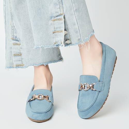 Image of VERDASCO Women's Loafers Comfort Slip-Ons Flat Work Shoes Casual Moccasins Penny Loafers Lady Dress Shoes
