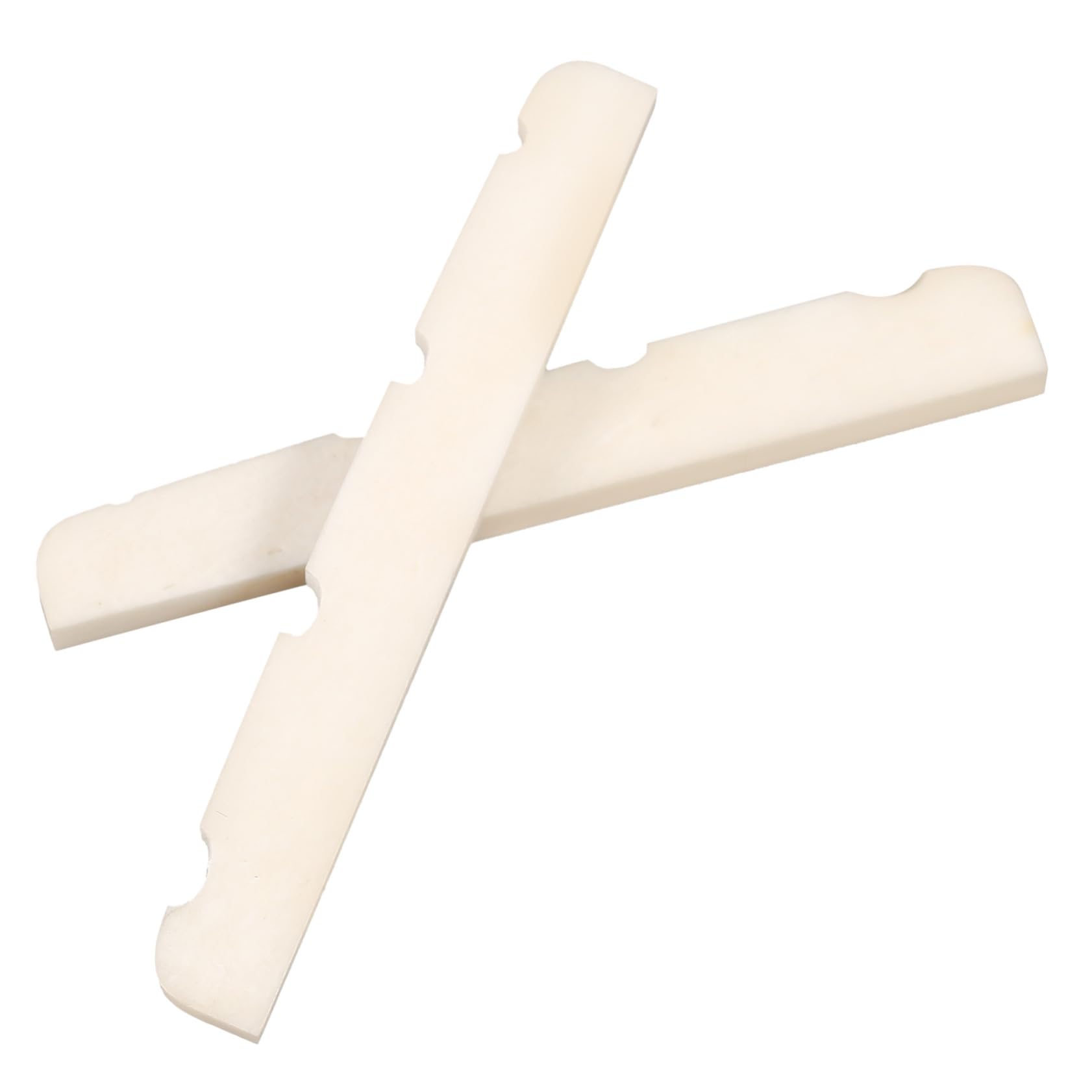 HEMOTON Adjustable Bass String Nuts Ox Bone Material Electric Guitar Nut String Saddles Guitar Accessories