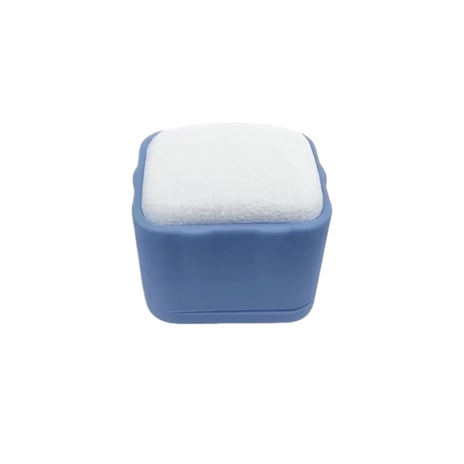 Stazione di pulizia dei file canalari sterilizzabile ad alta temperatura da 5 pezzi, custodia for supporto endodontico dentale for uso clinico(5Pcs Square Blue)