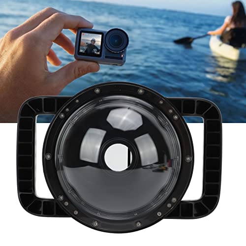 Custodia Subacquea Impermeabile per Fotocamera, Custodia con Doppia Impugnatura Stabilizzante e Pulsante di Scatto, per Fotografia Subacquea
