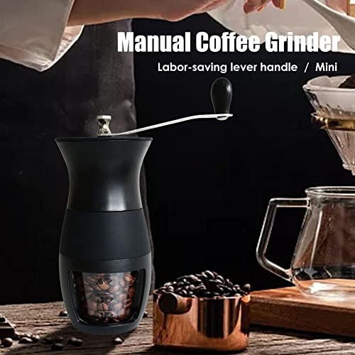 XinQt Manuelle Kaffeebohnenschleifer Tragbare Hand Kurbel Kaffeeschleifer mit Keramik Grat Hand Kaffeemühle for Büro… – Bild 7