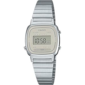 Casio Women's Digital Quartz Watch with Stainless Steel Strap LA670WEA-8AEF