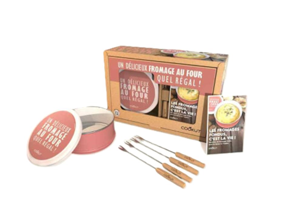 COOKUT - Coffret cuiseur fromage au four - Rose