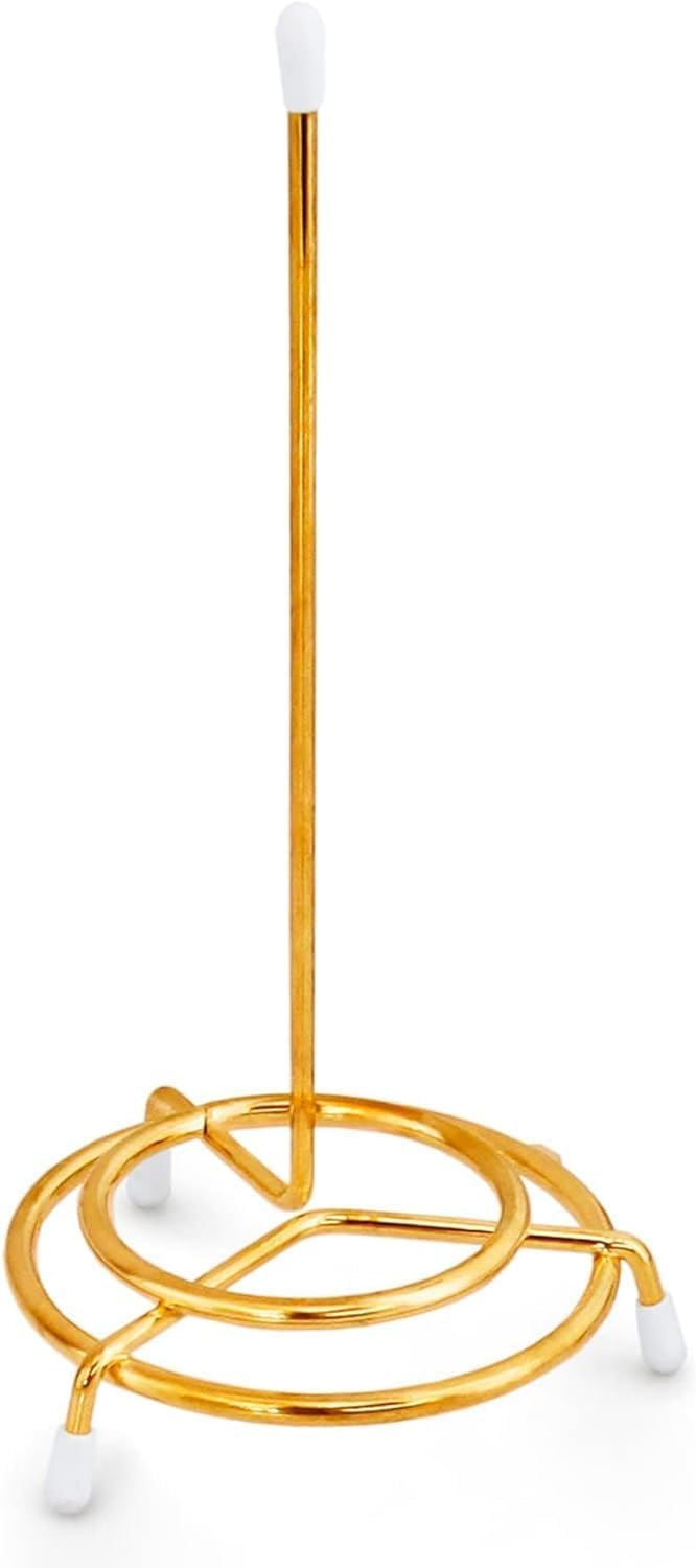 23770 Brass Plated Check Spindle Holder for Receipts, 6.5-Inch, Gold