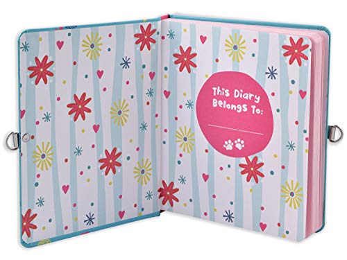 Mollybee Kids My Kitty Lock And Key Diary, 208 Pages, Measures 6.25 Inches By 5.5 Inches #TOP1