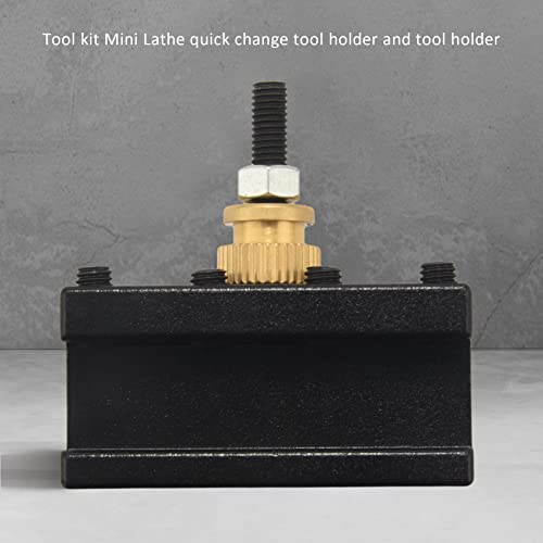 Mini lathe quick change tool post porte-outils multifonction 6 pièces tour - 7