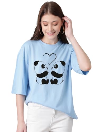 Image of KOTTY Women's Graphic Printed T-Shirt - Soft Cotton Blend Tee for Everyday Style