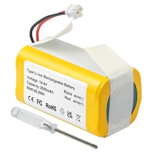 Image of RVBAT85002 RVBAT850 Battery Replacement for Shark IQ Robot Vacuum RV2303 | RV2303S RV2303AE RV2303CDUS RV2303DDUS RV101AE RV1001AE AV1002AE AV1010AE RV2300 RV2320 RV2402 RV2402WD RV2402WBUS RV2520A0US