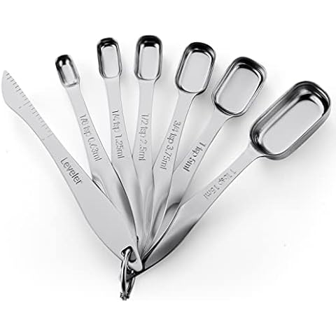 Spring Chef Heavy Duty Stainless Steel Measuring Spoons Cover