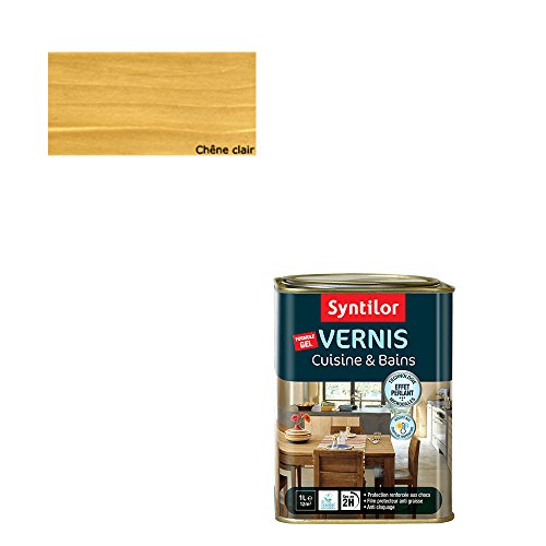 Syntilor - Vernis Cuisine & Bains Chêne Clair Satiné 1L
