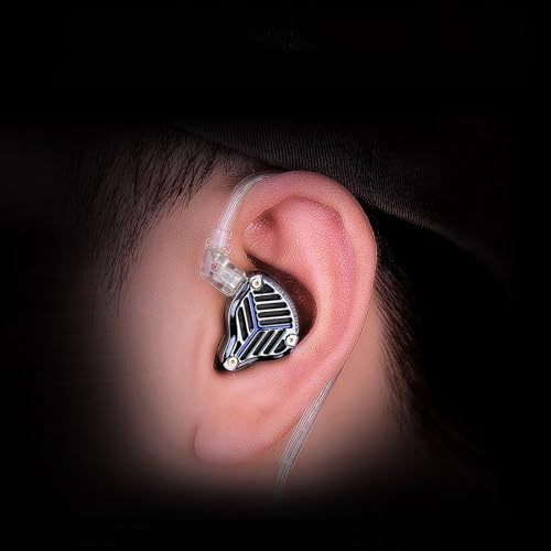 Image of Linsoul KZ PRX 4th Generation Flat Drive High-end In-Ear In-Ear Earbuds with Reclosable Design, Balanced 3-Frequency Sound Quality Expression, Ergonomic Design Earphones, Adopts Powerful N52 Magnet