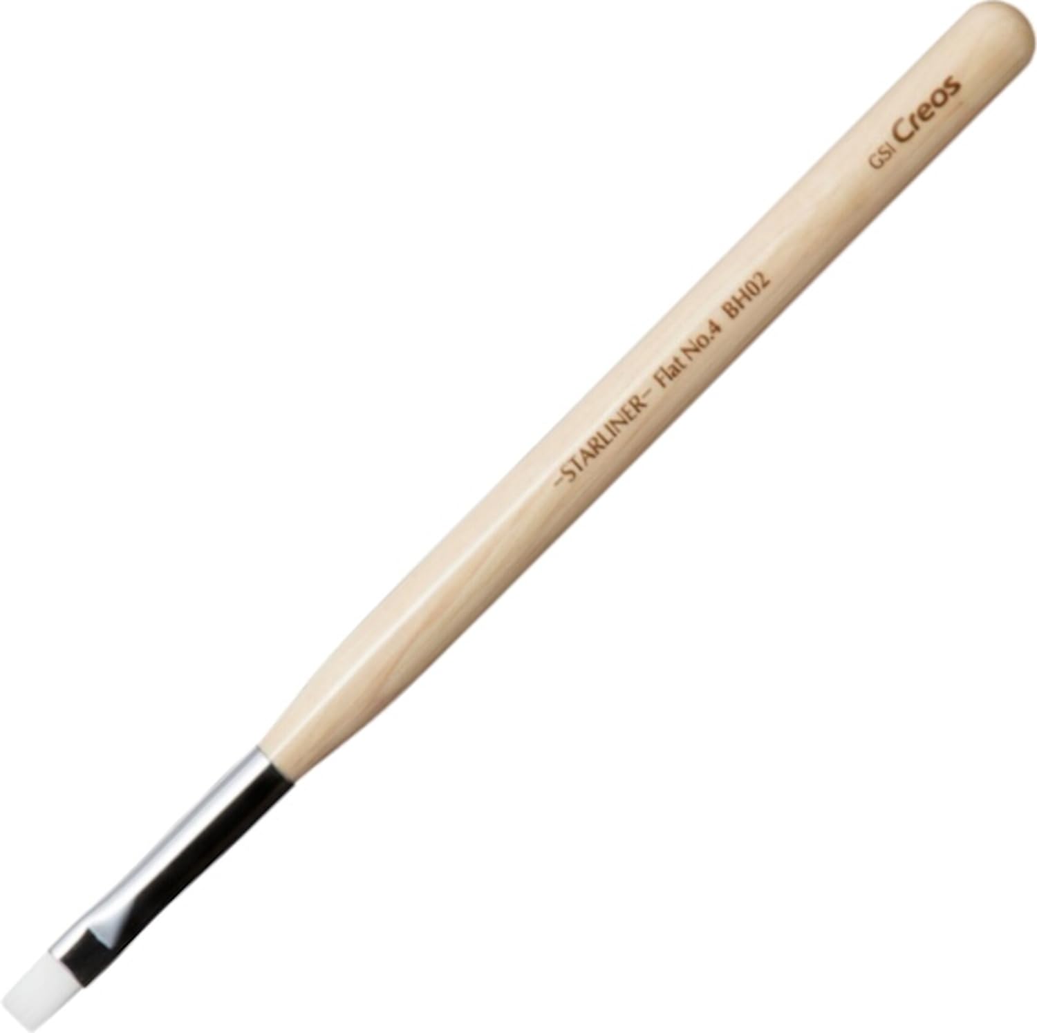 Amazon | GSIクレオス Mr. BRUSH STARLINER 平筆4号 ホビー用筆 BH02