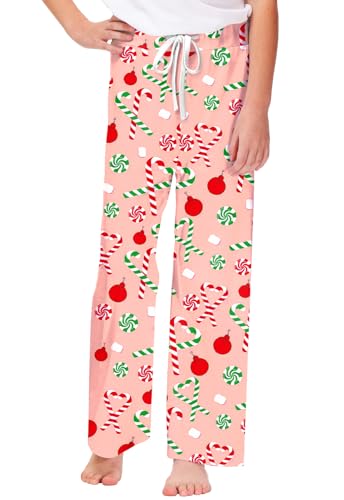 Image of Remimi Girl Boy Plaid Pants Drawstring Summer Casual Loose Bottoms 5-14 Years