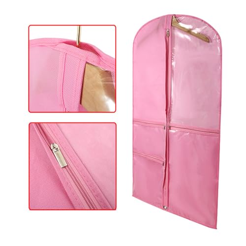 Dancewear Organizers Sleeve Portable Children Dance Costume Garment Bag with 5 Pockets Stylish Clothing Hanging3
