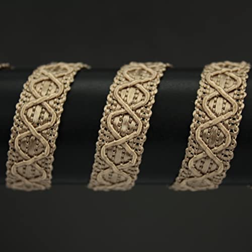 PASAMANERÍA TRADICIONAL GALÓN DUERO DE RAYÓN, ANCHO 12mm (BEIGE, 5)