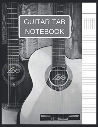 Cuaderno de notas de guitarra: Diario de papel de partituras en blanco - Acordes  de guitarra, pentagrama estándar - MundoGuitarra.es
