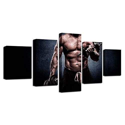 Exercice de remise en forme tableau mural pour motiver vos séances de sport à la maison