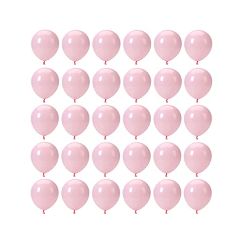 Image of 5 Inch Pastel Pink Balloons - 100 Pcs Mini Macaron Pink Latex Balloons for Birthday, Wedding, Baby Shower Parties