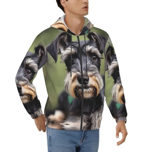 Sweat schnauzer pour homme, tenue de voyage confortable