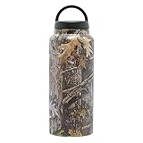 RTIC 205 Double Wall Vacuum Insulated Bottle, 36 oz, Kanati Camo