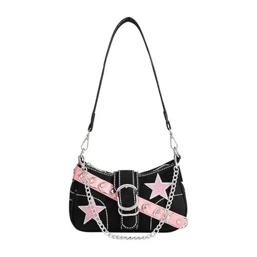 Linda bolsa de ombro Y2k bolsa tiracolo para mulheres e meninas, rosa, Tendência