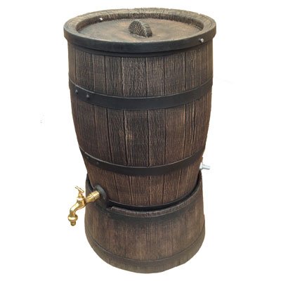 Amazon.co.jp: ウイスキー樽風プラスチック製雨水タンク