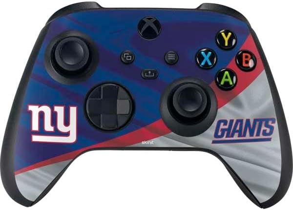 Skinit Decal Gaming Skin Compatible with Xbox Series X Bundle - Officially Licensed NFL New York Giants Design
