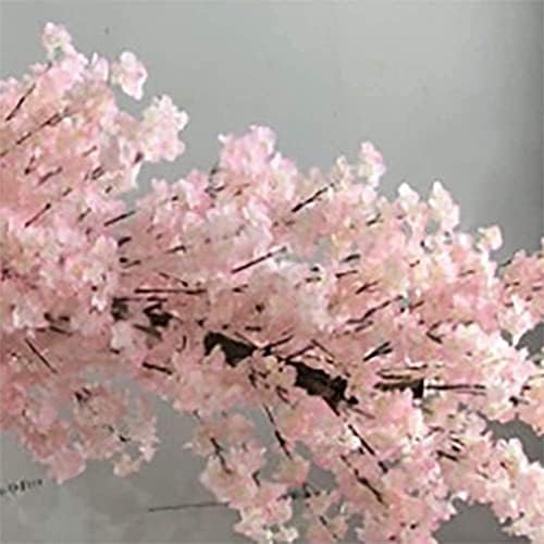 Artificial Cherry Blossom Trees - 5 Feet Blossom Tree - Light Pink - Real Wood Stems and Lifelike Leaves Replica Artificial Plant