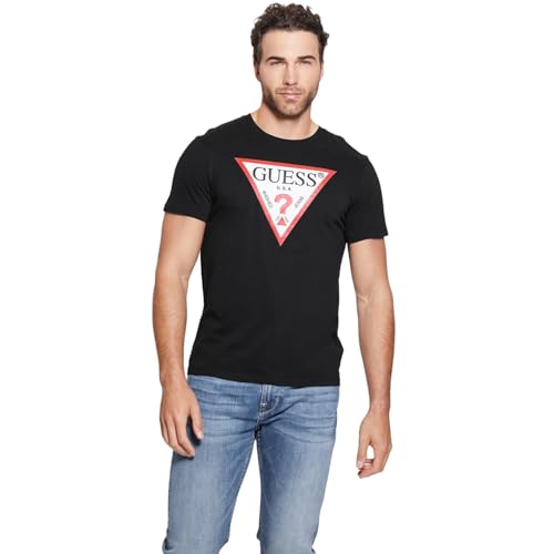 GUESS Men's Eco Triangle Classic Tee