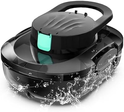 S1PRO 2026 Upgrade Poolroboter mit 120 Min Automatisch Reinigungszeit | Poolsauger Akku mit Dual-Motoren, 2,5H Ladezeit, Leichter Poolreiniger für Oberirdische Pools bis 100 m²