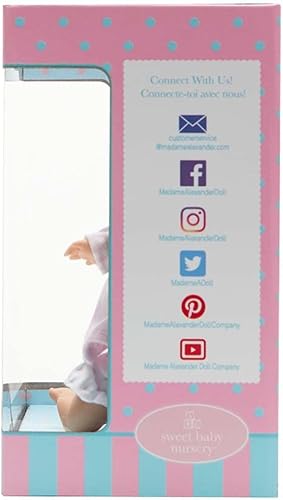 Miniatura 6 de Madame Alexander Muñeca Sweet Baby Nursery de 12 pulgadas, flores y lazos