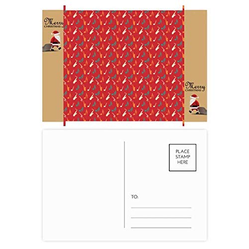 Cartes de remerciement saxophone rouge lot de 20 correspondance musique