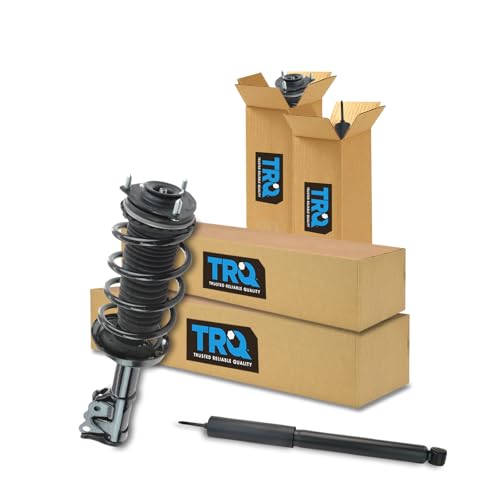 Image of TRQ Front and Rear Complete Strut Assembly & Shock Absorber Kit Complete Strut & Coil Spring Assembly Compatible with 2006-2011 Honda Civic