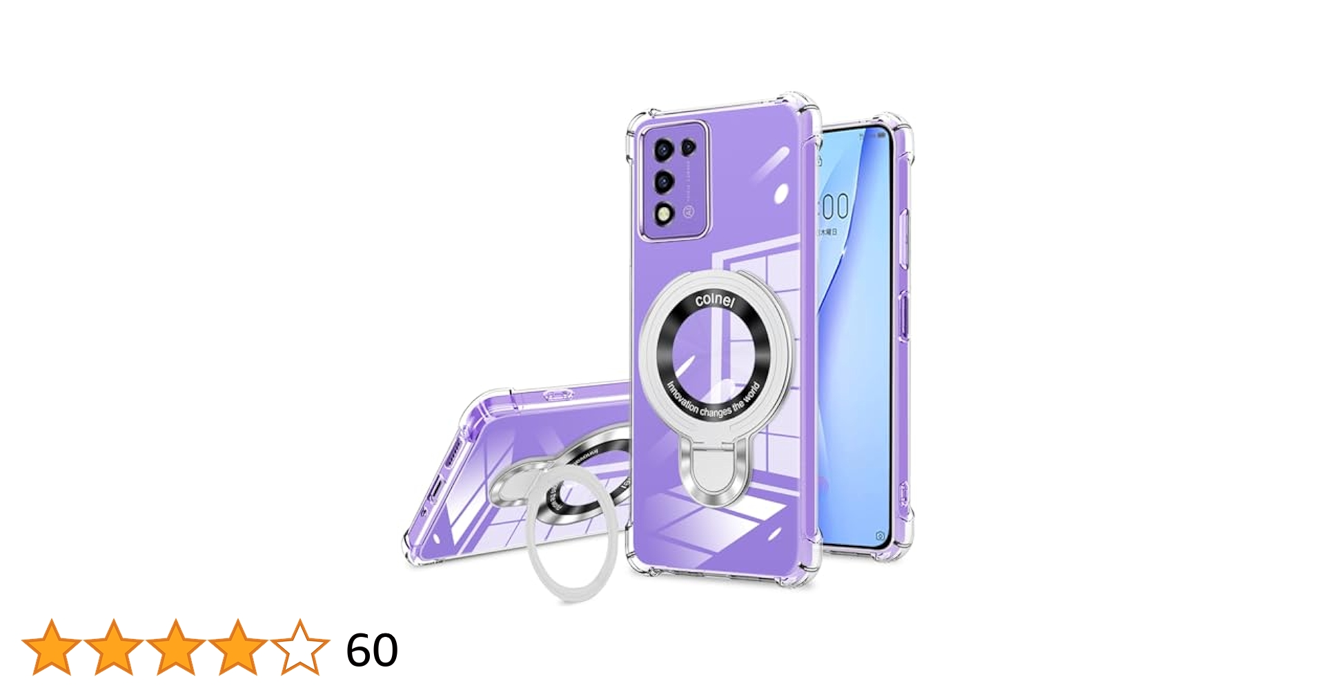 Libero 5G III A202ZT / ZTE パープル ケース付き Amazon.co.jp: Havaya ZTE Libero 5G III ケース A202ZT