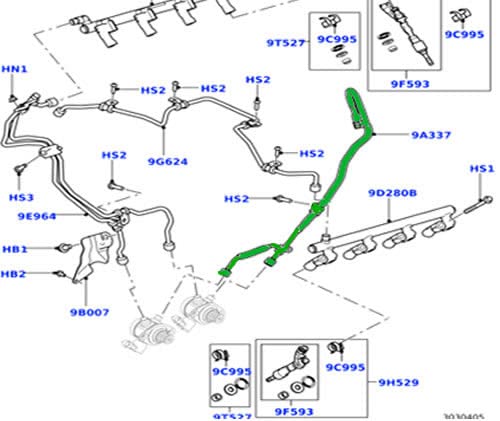 Miniatura 4 de Bomba de tubo de combustible original compatible con Land Rover Range Rover 13-21 Defender Range Rover Sport 14-22 LR116433