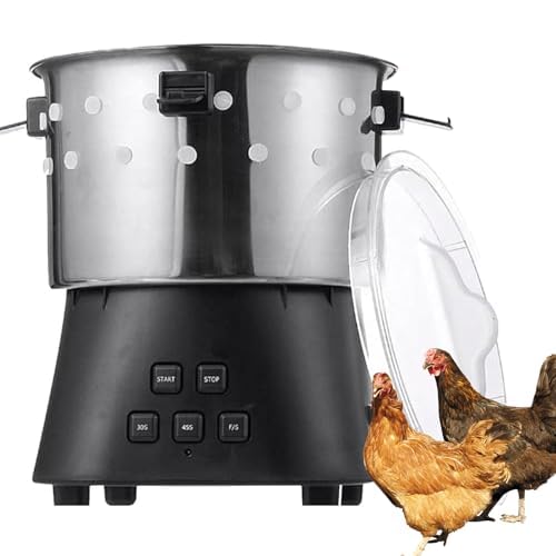 Máquina desplumadora de aves de corral, removedor eléctrico de plumas de acero inoxidable para desplumar rápidamente pollos, patos y pájaros para uso agrícola