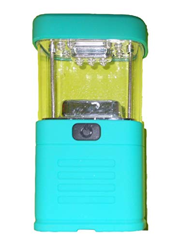 LED Lamp for Camping to Hang or Stand Green