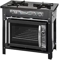 Fogao Titanyum Esmaltado Industrial 2 bocas + Forno a gas Titanyum Plus Industrial