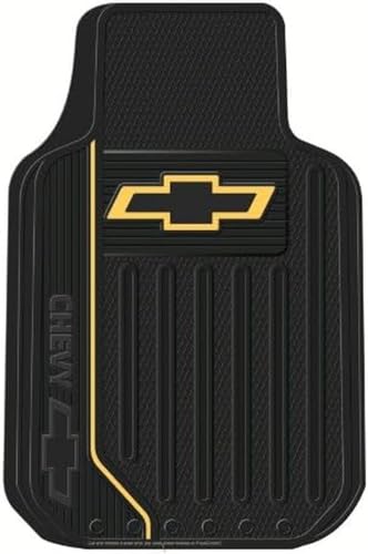 Plasticolor 001620R03 Chevrolet Chevy Logo Elite Universal Fit Car Truck SUV Front Floor Mats Pair