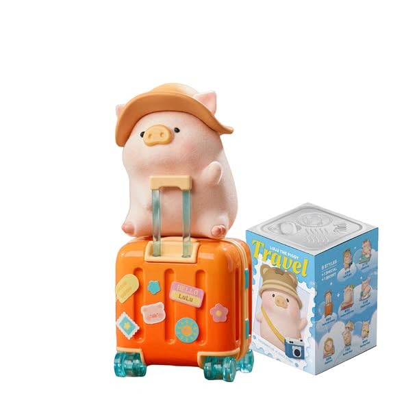 maidimiao Lulu The Piggy Pig Travel Series Blind Box Figures Home dector 8PCs Figurine Ornament