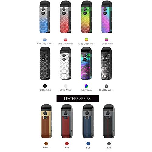 SMOK-NORD-4-Vape-KIT-80W-2ML-Fluid-Black-Grey-E-Cigarette-Vape-Starter-Kit-No-Nicotine