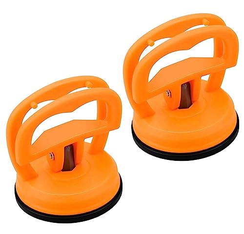 Voarge 2 ventosas de vacío, para teléfono móvil, tableta, pantalla LCD (naranja)