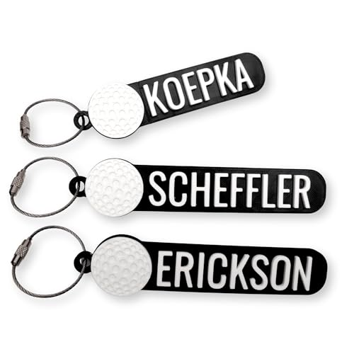 Personalized Golf Keychain, Golf Bag tags, Custom golf water bottle