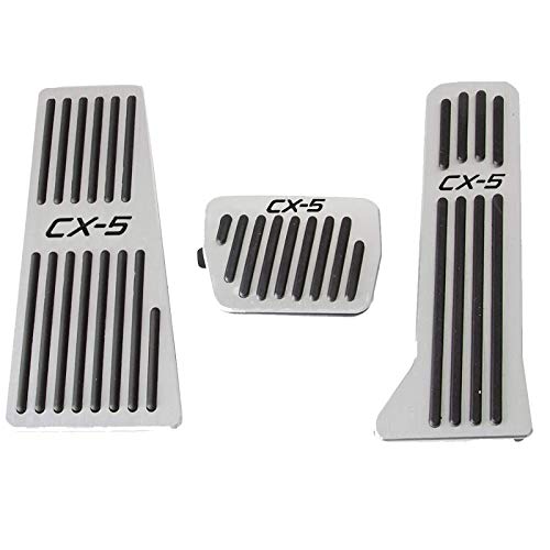 Ansgo マツダ CX-5 KE/KF系 CX-3 DK系 CX-8 KG系 デミオDJ系 アクセラBM/BY系 Mazda6 アテンザGJ系 専用 アルミペダル 内装 アクセサリー )